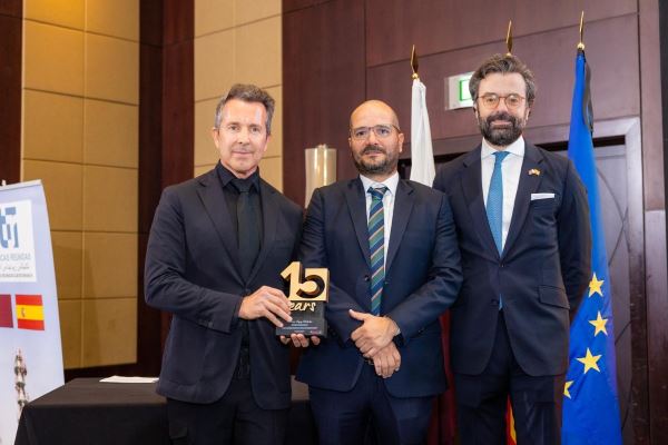 A Special Recognition for our CEO, Esteban Barrachina, at the Spanish Chamber of Commerce 15th Anniversary in Qatar.