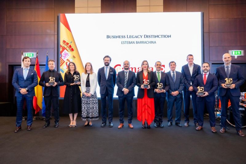 A Special Recognition for our CEO, Esteban Barrachina, at the Spanish Chamber of Commerce 15th Anniversary in Qatar.